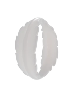 Women's Serene Ring -Silicone Jewelry & Accessories QALO Serene Pearl Angle