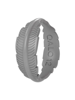 Women's Serene Ring -Silicone Jewelry & Accessories QALO Serene Silver Angle