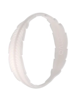 Women's Serene Bracelet -Silicone Jewelry & Accessories QALO Serene Bracelet Pearl Angle