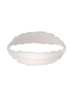 Women's Serene Bracelet -Silicone Jewelry & Accessories QALO Serene Bracelet Pearl Front