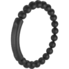 Men's Tranquil Bracelet -Silicone Jewelry & Accessories QALO Tranquil Bracelet Black Angle 83e6de81 85f1 4987 bd16 17af88097d15