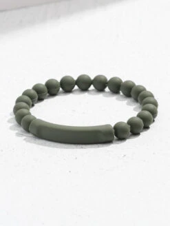Men's Tranquil Bracelet -Silicone Jewelry & Accessories QALO Tranquil Bracelet Sage Lifestyle 01 d6b55f4f fe23 4926 9b18 2361900c93ca