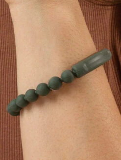 Men's Tranquil Bracelet -Silicone Jewelry & Accessories QALO Tranquil Bracelet Sage Lifestyle 02 bb9353e6 582e 4bac 9f2a ea843908e75f