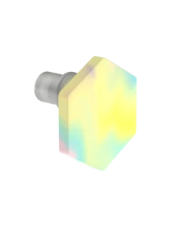 Ion Tie Dye Earrings -Silicone Jewelry & Accessories QALO WOMENIONEARRINGS RainbowCloud Angle