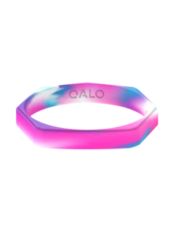 Women's Tie Dye Lake Bracelet -Silicone Jewelry & Accessories QALO WOMENLAKEBRACELET PurpleCrush Front c3c894aa 9294 40b9 becb 0f8ed9fceae6