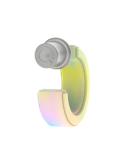 Step Tie Dye Earrings -Silicone Jewelry & Accessories QALO WOMENSTEPEARRINGS RainbowCloud Front