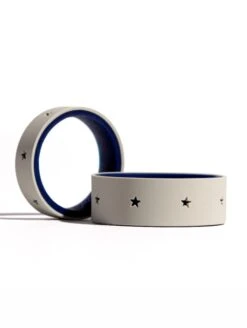 Men's Folds Of Honor Stars Forever Strata Ring -Silicone Jewelry & Accessories QLO FoldsOfHonor Mens Strata GreyBlue StarsForever Lifestyle 02