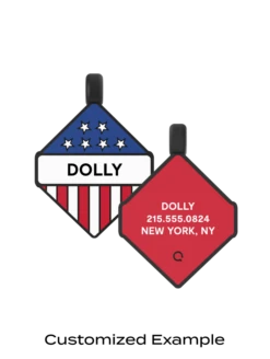 Folds Of Honor Diamond Dog ID Tag