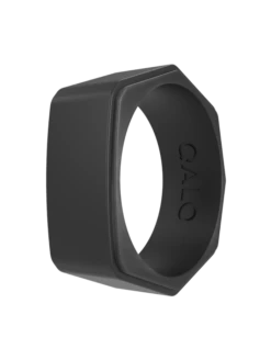 Women’s Lake Silicone Ring -Silicone Jewelry & Accessories QLO Lake Black Angle