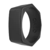 Men's Lake Silicone Ring -Silicone Jewelry & Accessories QLO Lake Black Angle fd4f0cee 2985 4168 90ad 4cad98729727
