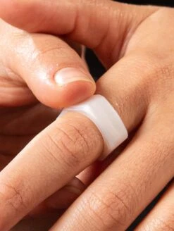 Men's Lake Silicone Ring -Silicone Jewelry & Accessories QLO Lake Pearl Lifestyle 01 c1966d6e e2ea 4d19 b6a5 4f9b0c5af824