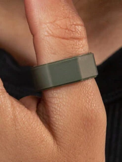 Men's Lake Silicone Ring -Silicone Jewelry & Accessories QLO Lake Sage Lifestyle 01 bd6f05cd 4072 4481 be81 362ac06c4b1c