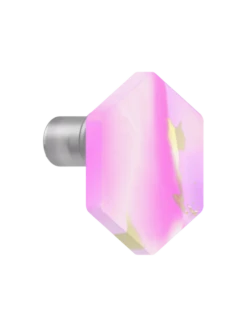 Ion Natural Stone Earrings -Silicone Jewelry & Accessories QLO NaturalStone IonEarrings.Amethyst Angle Trans