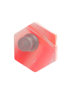 Ion Natural Stone Earrings -Silicone Jewelry & Accessories QLO NaturalStone IonEarrings.RoseQuartz Front Trans