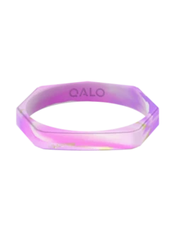 Women's Natural Stone Lake Bracelet -Silicone Jewelry & Accessories QLO NaturalStone LakeBracelet.Amethyst CMZ