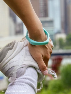 Women's Natural Stone Lake Bracelet -Silicone Jewelry & Accessories QLO NaturalStone LakeBracelet.Granite Lifestyle 02