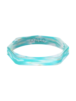 Women's Natural Stone Lake Bracelet -Silicone Jewelry & Accessories QLO NaturalStone LakeBracelet.Turquoise CMZ