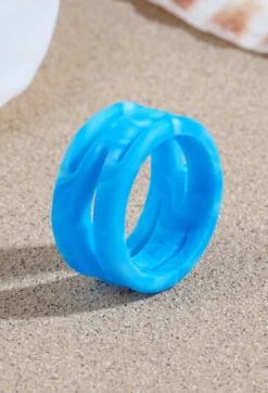 Women’s Bioluminescent Zaha Silicone Ring -Silicone Jewelry & Accessories QLO.Bioluminescent.ZahaRing.Women Hover
