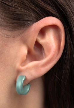 Eva Shockey Step Earrings -Silicone Jewelry & Accessories QLO.Eva3 .2024.MetallicForest.StepEarrings.Women Hover