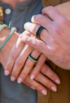 Women's Eva Shockey Treelined Double Stack -Silicone Jewelry & Accessories QLO.Eva3 .2024.Stackables.2.Treelined.Women Hover