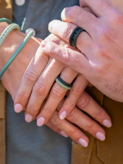 Women's Eva Shockey Treelined Double Stack -Silicone Jewelry & Accessories QLO.Eva3 .2024.Stackables.2.Treelined.Women Lifestyle 01