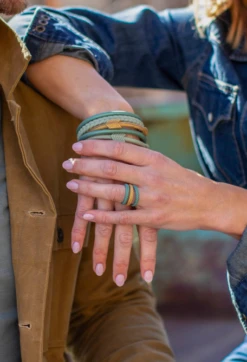 Women's Eva Shockey Dark Forest Triple Stack -Silicone Jewelry & Accessories QLO.Eva3 .2024.Stackables.3.DarkForest.Women Hover