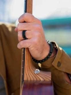 Eva Shockey Tranquil Bracelet -Silicone Jewelry & Accessories QLO.Eva3 .2024.TranquilBracelet.ForestGreen.Women Lifestyle 02