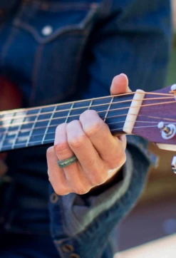 Women's Eva Shockey Woodland Strata Ring -Silicone Jewelry & Accessories QLO.Eva3 .2024.WoodlandStrata.ForestDesert.Women Hover