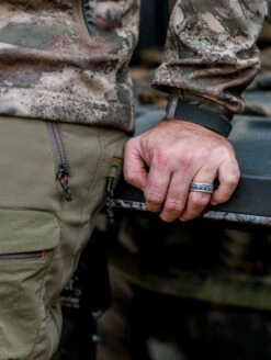 Men's Eva Shockey Smoky Mountains Silicone Ring -Silicone Jewelry & Accessories QLO.Eva .Shockey.3.23.Web .PDP .Lifestyle.Mens .Smoky .Mountain.1