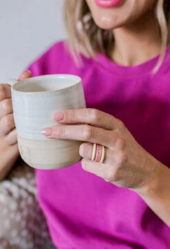 Women's Eva Shockey Classic Stackable Silicone Ring -Silicone Jewelry & Accessories QLO.Eva .Shockey.3.23.Web .PDP .Lifestyle.Womens.Classic.Stackable.Sand .Hover .1