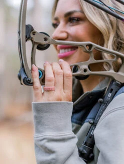 Women's Eva Shockey Smoky Mountains Silicone Ring -Silicone Jewelry & Accessories QLO.Eva .Shockey.3.23.Web .PDP .Lifestyle.Womens.Smoky .Mountain.1