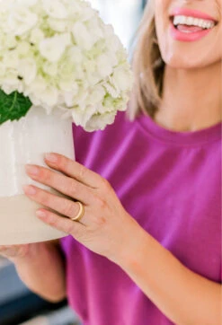 Women's Eva Shockey Twist Stackable Silicone Ring -Silicone Jewelry & Accessories QLO.Eva .Shockey.3.23.Web .PDP .Lifestyle.Womens.Twist .Stackable.Gold .Hover .1