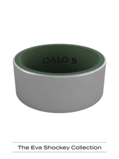 Men's Eva Shockey Strata Silicone Ring -Silicone Jewelry & Accessories QLO.Eva .Shockey.3.23.Web .PDP .Mens .Silver.Pine .Green .2