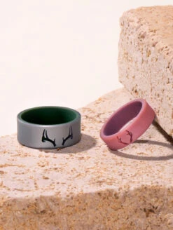 Women's Eva Shockey Antler Silicone Ring -Silicone Jewelry & Accessories QLO.Eva .Shockey.3.23.Web .PDP .Studio.Womens.Antler.2