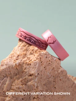 Women's Eva Shockey Strata Silicone Ring -Silicone Jewelry & Accessories QLO.Eva .Shockey.3.23.Web .PDP .Studio.Womens.Rose .Gold .Mauve .2