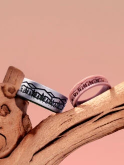 Women's Eva Shockey Smoky Mountains Silicone Ring -Silicone Jewelry & Accessories QLO.Eva .Shockey.3.23.Web .PDP .Studio.Womens.Smoky .Mountain.2 1