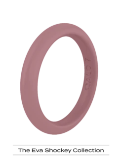 Women's Eva Shockey Classic Stackable Silicone Ring -Silicone Jewelry & Accessories QLO.Eva .Shockey.3.23.Web .PDP .Womens.Classic.Stackable.Mauve .1