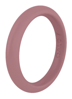 Women's Eva Shockey Classic Stackable Silicone Ring -Silicone Jewelry & Accessories QLO.Eva .Shockey.3.23.Web .PDP .Womens.Classic.Stackable.Mauve .Preview.1