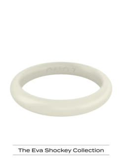 Women's Eva Shockey Classic Stackable Silicone Ring -Silicone Jewelry & Accessories QLO.Eva .Shockey.3.23.Web .PDP .Womens.Classic.Stackable.Sand .2