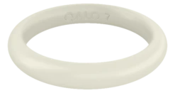 Women's Eva Shockey Classic Stackable Silicone Ring -Silicone Jewelry & Accessories QLO.Eva .Shockey.3.23.Web .PDP .Womens.Classic.Stackable.Sand .Builder 1