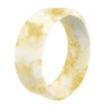 Women's Eva Shockey Cream Gold Metallic Marble Silicone Ring -Silicone Jewelry & Accessories QLO.Eva .Shockey.3.23.Web .PDP .Womens.Gold .Marble.1