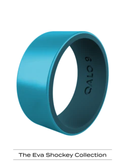Men's Eva Shockey Strata Silicone Ring -Silicone Jewelry & Accessories QLO.Eva .Shockey.4.0.2023.PDP .Mens .Strata.Ring .Peacock.1