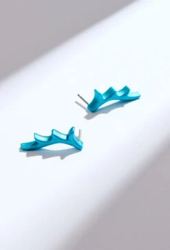 Women's Antler Earrings -Silicone Jewelry & Accessories QLO.Eva .Shockey.4.0.2023.PDP .Womens.Antler.Earring.Peacock.4.Hover