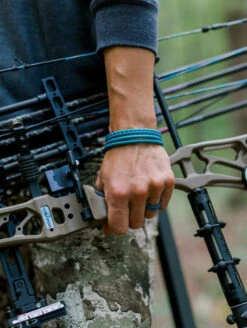 Women's Eva Shockey Essential Bangles -Silicone Jewelry & Accessories QLO.Eva .Shockey.4.0.2023.PDP .Womens.Essential.Bangles.Peacock.3