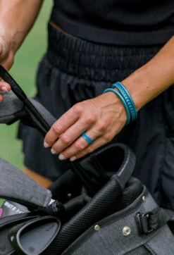 Women's Eva Shockey Essential Bangles -Silicone Jewelry & Accessories QLO.Eva .Shockey.4.0.2023.PDP .Womens.Essential.Bangles.Peacock.4.Hover