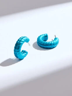 Women's Eva Shockey Lariat Earrings -Silicone Jewelry & Accessories QLO.Eva .Shockey.4.0.2023.PDP .Womens.Lariat.Ring .Peacock.4