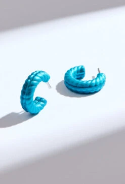 Women's Eva Shockey Lariat Earrings -Silicone Jewelry & Accessories QLO.Eva .Shockey.4.0.2023.PDP .Womens.Lariat.Ring .Peacock.4.Hover