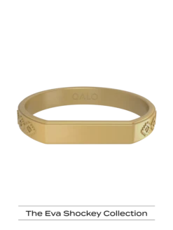 Women's Eva Shockey Heritage Ranger Bracelet -Silicone Jewelry & Accessories QLO.Eva .Shockey.4.0.2023.PDP .Womens.Ranger.Bracelet.Gold .2