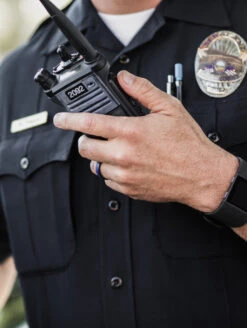 Men's Thin Blue Line Gift Set -Silicone Jewelry & Accessories QLO.GiftSet.Men sHolidayRingBundleGRing.Lifestyle