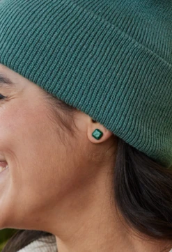 Emme Earrings -Silicone Jewelry & Accessories QLO.HolidayCollection.Emme .Earrings.Emerald.Women Hover